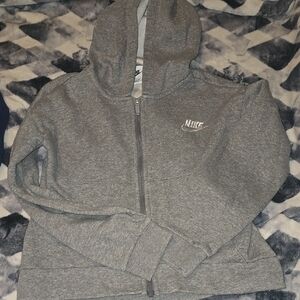 Nike Kids Gray Hoodie Jacket
